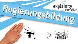 Regierungsbildung einfach erklärt explainity® Erklärvideo [upl. by Sucramed]