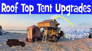 Smittybilt XL Overlander ROOF TOP TENT Upgrades  JEEP Wrangler [upl. by Alegnave]