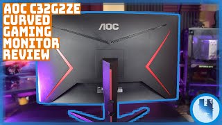 AOC C32G2ZE G Line 2nd Gen 32 Inch Gaming Monitor Unboxing and Review 2021 [upl. by Aisek]