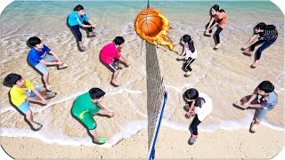 Tony  Lần Đầu Chơi Đánh Bóng Chuyền  Volleyball Battle [upl. by Matias]