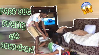 PASS OUT PRANK ON BOYFRIEND he cried [upl. by Maude]