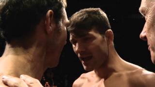 The Ultimate Fighter Nations Finale Bisping vs Kennedy Staredown [upl. by Suiravaj]