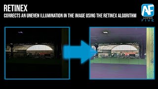 Retinex Automatically Correct an Uneven Illumination in the Image in Amped FIVE [upl. by Norm]