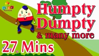 Humpty Dumpty amp More  Top 20 Most Popular Nursery Rhymes Collection [upl. by Geminian595]