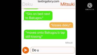 Bakudeku texting story 😳 [upl. by Latty]