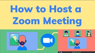 How to Host a Zoom Meeting [upl. by Brenza]