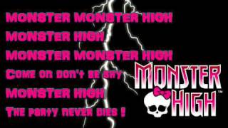 Monster HighFright Songlyrics [upl. by Acisey]