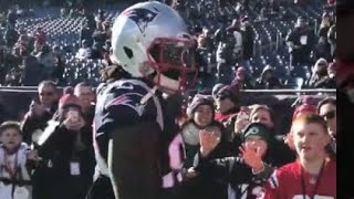 CORDARRELLE PATTERSON Playing Catch With PATRIOTS Fans [upl. by Eimmelc468]