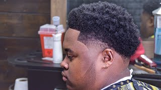 AFRO TAPER  STEP BY STEP HAIRCUT TUTORIAL  BARBER STYLE DIRECTORY [upl. by Edric]