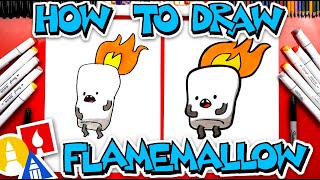 How To Draw Flamemallow From YouTube Kids App [upl. by Cloutman]