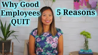 Why Good Employees Quit [upl. by Jestude]