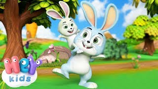 The Little Bunny song  more nursery rhymes 🐰 HeyKids [upl. by Enelaj]