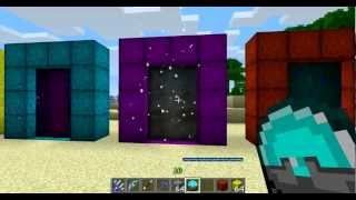 Minecraft Divine RPG Mod 147 How to Make Portals [upl. by Amzu156]