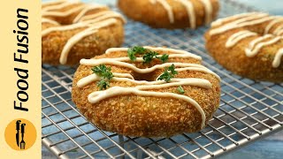 Crispy Potato Donuts Recipe By Food Fusion Ramzan Special Recipe [upl. by Eetnahs683]