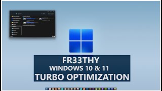 Windows 10 amp 11 TURBO Optimization [upl. by Aitsirhc]