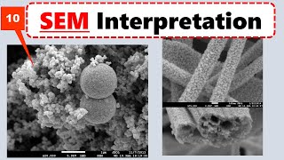 SEM Micrographs Interpretation in Experimental paper Scanning Electron Microscopy SEM Analysis [upl. by Handal746]