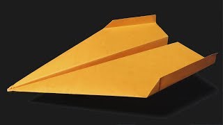 como hacer un avión de papel fácil que vuela mucho y lejos paper airplane [upl. by Intihw404]