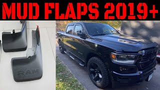 Ram 1500 Mud Flap Install 2019 [upl. by Arlyn]