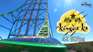 Official Kingda Ka POV 2021  4k 60fps  Six Flags Great Adventure [upl. by Lindner]