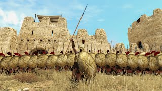 300 SPARTANS CASTLE DEFENCE  Mount amp Blade 2 BANNERLORD [upl. by Ushijima]