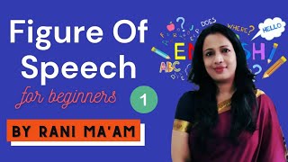 Figure Of Speech in Hind  Part  1   Basic English Grammar  English With Rani Maam [upl. by Moses]