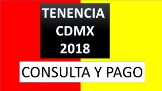 Tenencia 2019 CDMX DF ✅✅✅ Pago de Tenencia  Consultar Adeudos [upl. by Kreegar]