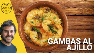 Gambas al ajillo  Garlic prawns [upl. by Guenzi128]