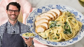 Easy Chicken Alfredo Recipe [upl. by Klos]