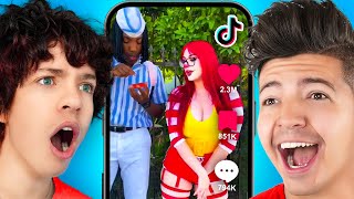 Exposing My LITTLE BROTHERS TikTok Likes [upl. by Keli]