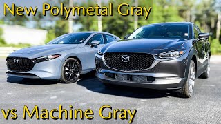 There’s a New Gray in Town  Mazda Machine Gray vs Polymetal Gray Exterior Colors [upl. by Nierman]