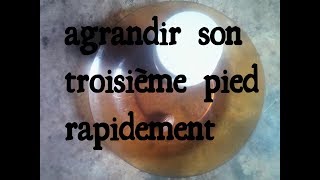 agrandir rapidement son 3em pied TEST PERSONNEL [upl. by Kcirdek]