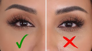 HOW TO STOP CONCEALER FROM CREASING UNDER YOUR EYES  NINA UBHI [upl. by Dominique436]