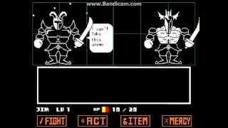 UNDERTALE Pacifist How to defeat the Royal Guards [upl. by Mandi]