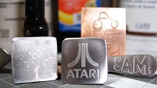 How To Etch Stainless Steel And Copper DIY Etchant Plus Alternative to PressNPeel [upl. by Baron875]