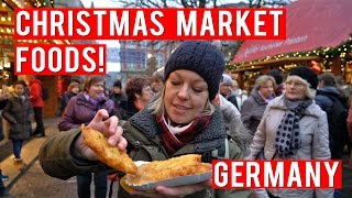 FOODS TO EAT AT A GERMAN CHRISTMAS MARKET [upl. by Halueb]