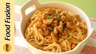 Spaghetti with Tomato Cream Sauce Recipe By Food Fusion [upl. by Jeffery]