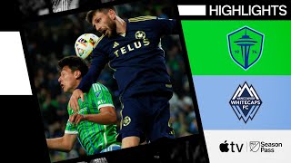 Seattle Sounders FC vs Vancouver Whitecaps FC  Full Match Highlights  April 20 2024 [upl. by Latea]