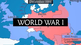 World War I  Summary on a Map [upl. by Ayram408]