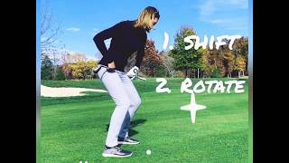 GOLF SWING SEQUENCE DRILL with Erika Larkin [upl. by Ynes274]