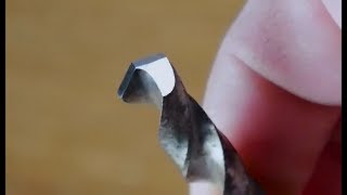 How to Sharpen a Drill Bit Quickly and Easily [upl. by Sidwohl]