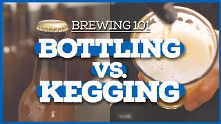 Home Brewing 101 BOTTLING VS KEGGING [upl. by Orth]