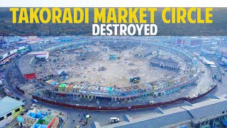 TAKORADI MARKET CIRCLE DESTROYED [upl. by Yzzik922]