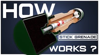 How Stick Hand Grenade Works   ANIMATION  Detailed explaination [upl. by Anirdua407]