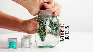 Simple DIY Snow Globes  Welcome to Nanas [upl. by Ardnassela]