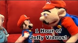 1 HOUR Jeffy SML Marathon Funny Jeffy Videos [upl. by Brunhild]