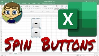 Using Spin Buttons in Excel [upl. by Aylward]