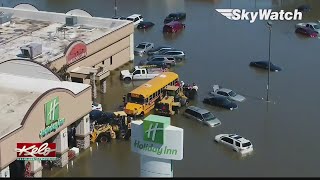 Flash flooding causes issues in Kearney Nebraska [upl. by Annahtur713]