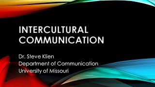 Intercultural Communication [upl. by Herwin]