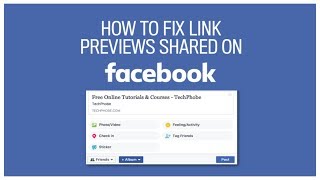 How To Fix Links Not Being Displayed Properly On Facebook  step by step preview [upl. by Joye]