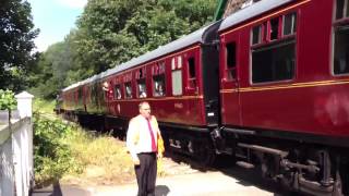 52322 Gorsey Bank level crossing [upl. by Burkitt]